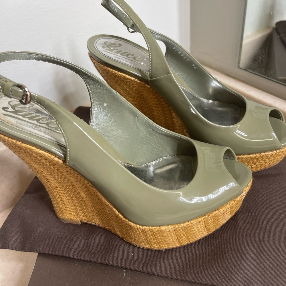 Gucci wedge sandals - Picture 5 of 9